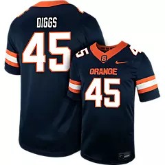 Men's Syracuse Orange #45 FATIM DIGGS Navy Nike Replica College Football Stitched Jersey