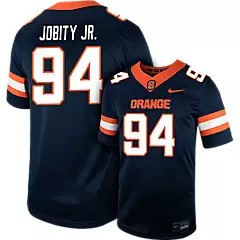 Men's Syracuse Orange #94 K JOBITY JR Navy Nike Replica College Football Stitched Jersey