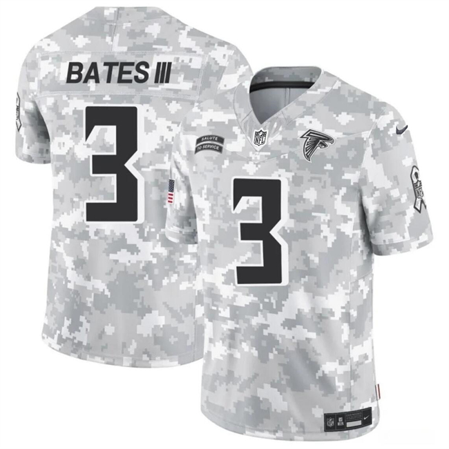 Men's Atlanta Falcons #3 Jessie Bates III 2024 F.U.S.E Arctic Camo Salute to Service Limited Stitched Football Jersey