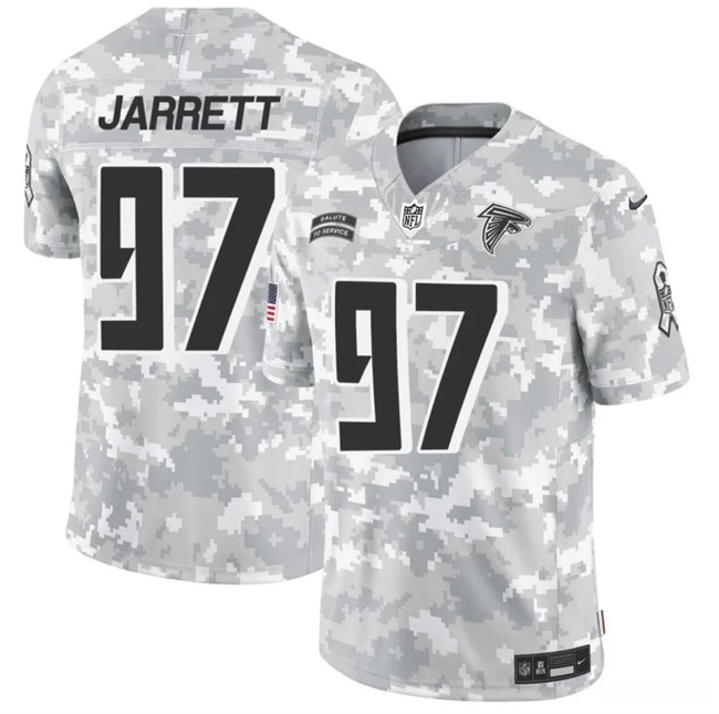 Men's Atlanta Falcons #97 Grady Jarrett 2024 F.U.S.E Arctic Camo Salute to Service Limited Stitched Football Jersey