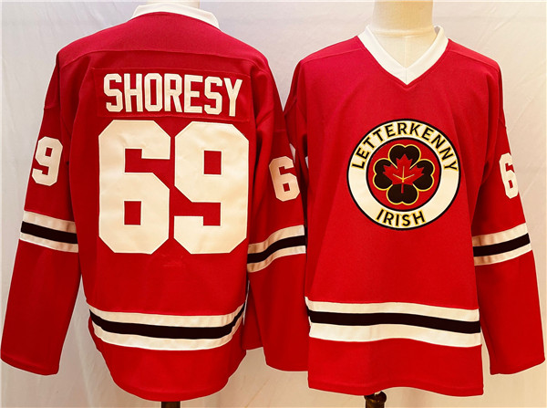 Men's Letterkenny #69 Shoresy Irish Stitched Hockey Jersey