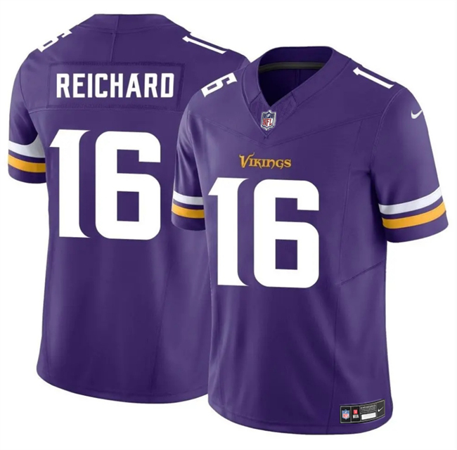 Men's Minnesota Vikings #16 Will Reichard Purple 2024 F.U.S.E. Vapor Untouchable Limited Stitched Jersey