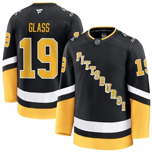 Men's Pittsburgh Penguins Fanatics Cody Glass Authentic 2024-25 Alternate Black Stitched NHL Hockey Jersey