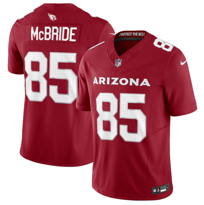 Men's Arizona Cardinals #85 Trey McBride Red 2024 F.U.S.E. Vapor Untouchable Limited Stitched Jersey