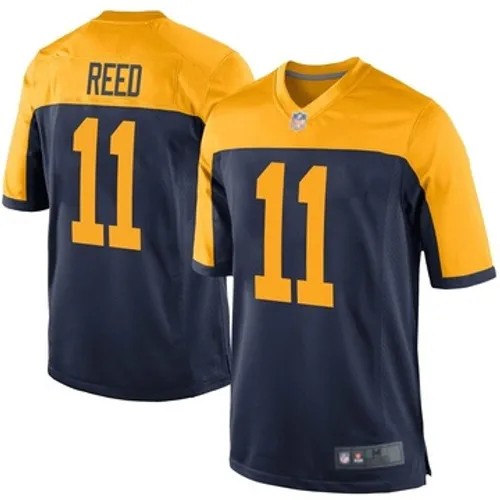 Men's Green Bay Packers Nike #11 Jayden Reed Vapor Limited Navy Blue Stitched NFL Jersey