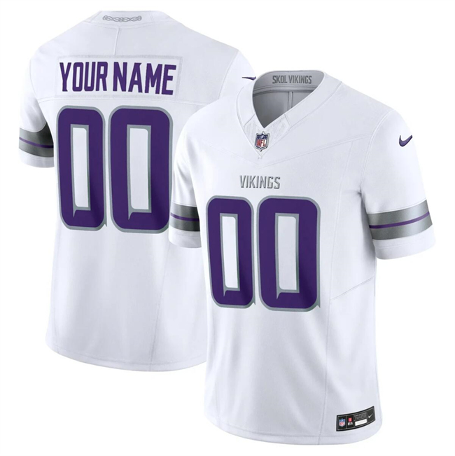 Women's Minnesota Vikings Active Player Custom White F.U.S.E. Winter Warrior Limited Stitched Football Jersey