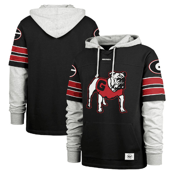 Men's Georgia Bulldogs Black Pullover Hoodie