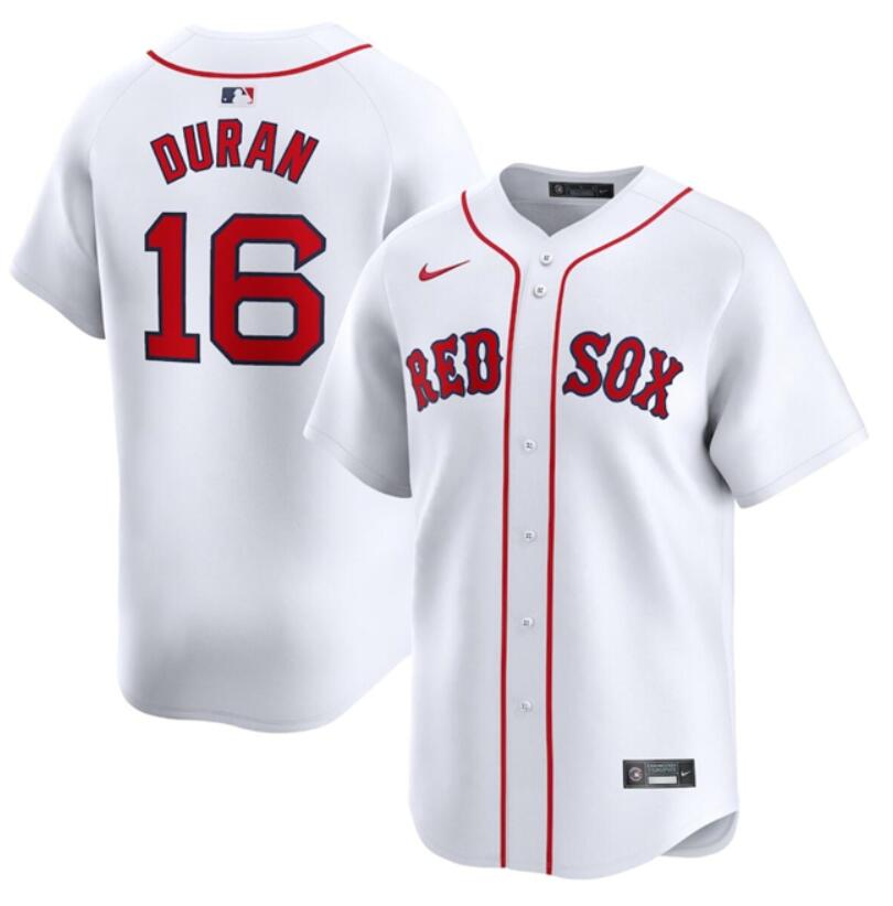 Youth Boston Red Sox #16 Jarren Duran White 2024 Home Limited Stitched Baseball Jersey