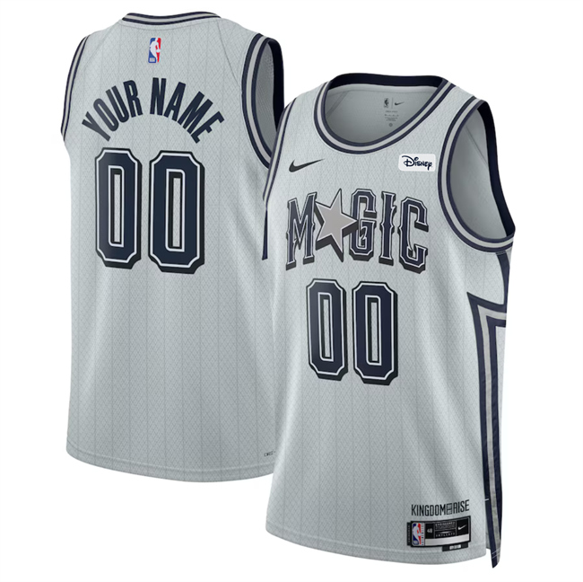 Men's Orlando Magic Customized 2024_25 City Edition Stitched Basketball Jersey