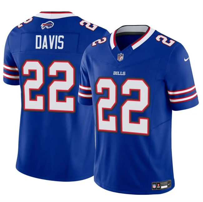 Toddlers Buffalo Bills #22 Ray Davis Royal 2024 F.U.S.E. Vapor Untouchable Limited Stitched Jersey