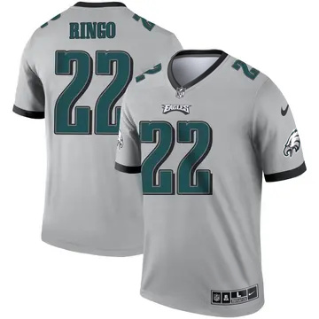 Men's Philadelphia Eagles #22 Kelee Ringo Limited Inverted Legend Gray Nike Stitched NFL Jersey