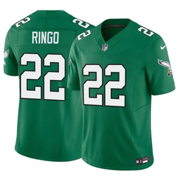 Men's Philadelphia Eagles #22 Kelee Ringo Alternate Vapor F.U.S.E. Kelly Green Nike Stitched NFL Jersey