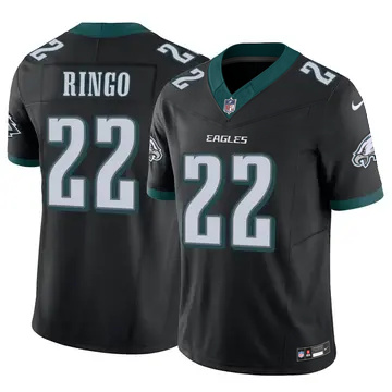 Men's Philadelphia Eagles #22 Kelee Ringo Vapor F.U.S.E. Limited Black Nike Stitched NFL Jersey