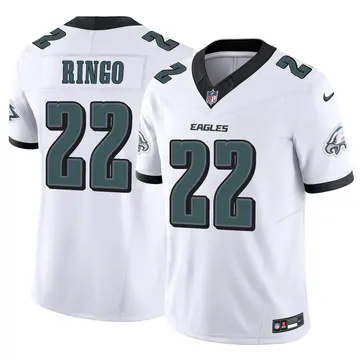 Men's Philadelphia Eagles #22 Kelee Ringo Vapor F.U.S.E. Limited White Nike Stitched NFL Jersey