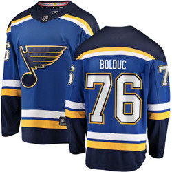 Men's Fanatics Zack Bolduc St. Louis Blues Home Breakaway Jersey