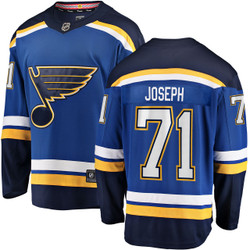 Men's Fanatics Mathieu Joseph St. Louis Blues Home Breakaway Jersey