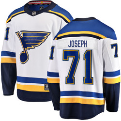 Men's Fanatics Mathieu Joseph St. Louis Blues Away Breakaway Jersey