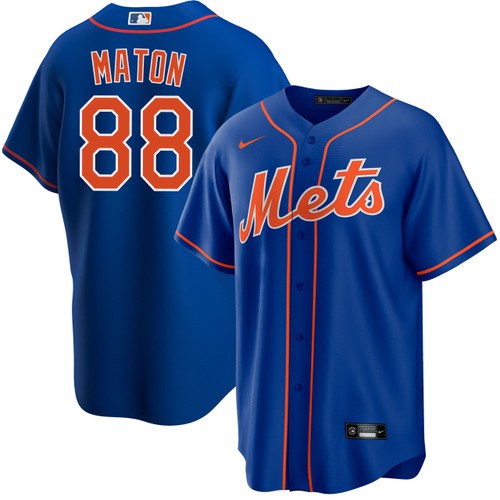 Men's Nike Phil Maton New York Mets Alternate Royal Jersey