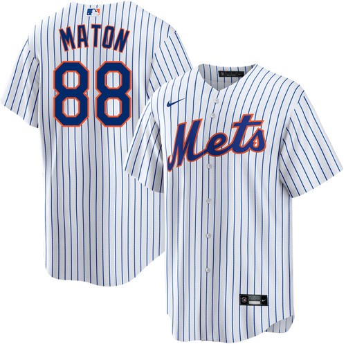 Men's Nike Phil Maton New York Mets Home White Jersey