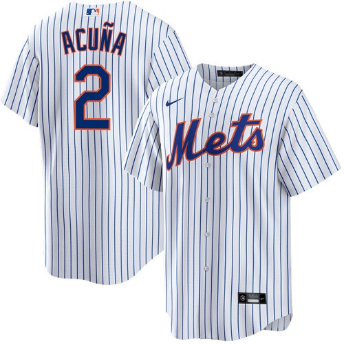 Men's Nike Luisangel Acuna New York Mets Home White Jersey