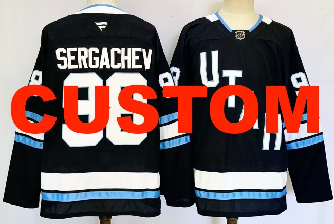 Men's Utah Hockey Club ACTIVE PLAYER Custom Fanatics Navy Stitched NHL Jerseys