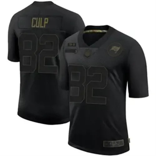 Men's Tampa Bay Buccaneers Nike #82 Devin Culp Vapor Limited 2020 Salute to Service Black Stitched NFL Jersey