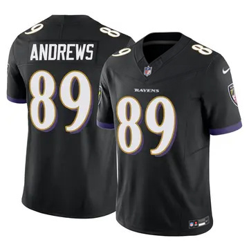 Youth Baltimore Ravens #89 Mark Andrews Black 2024 F.U.S.E Vapor Limited Jersey