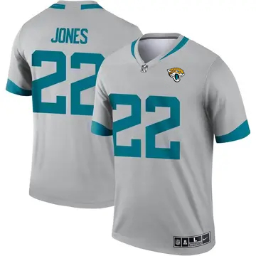 Men's Jacksonville Jaguars #22 Jarrian Jones Vapor Limited Inverted Silver Nike Stitched NFL Jersey