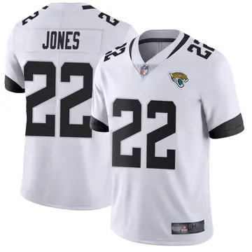 Men's Jacksonville Jaguars #22 Jarrian Jones Vapor Limited White Nike Stitched NFL Jersey