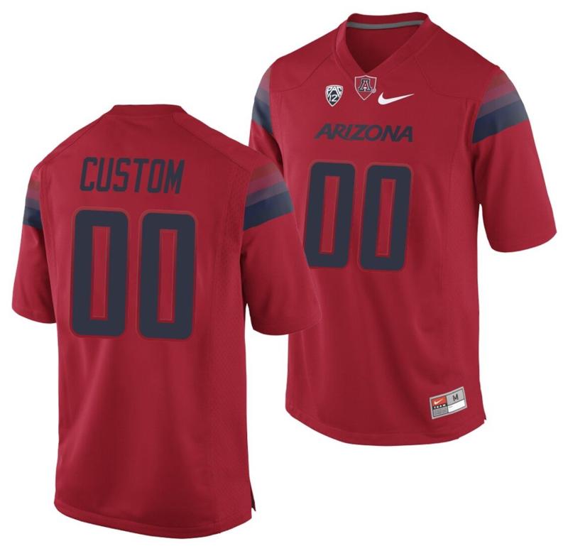 Men's Youth Nike Custom Arizona Wildcats Jersey Name and Number NCAA College Football Red New