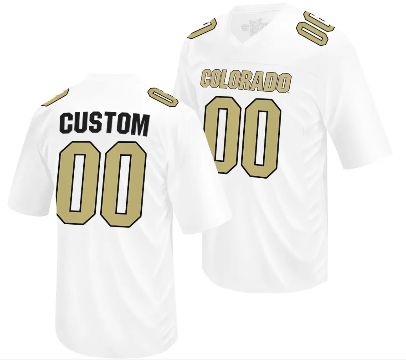 Men's Nike Custom Colorado Buffaloes Jersey #Name and Number NIL 2023 College Football White