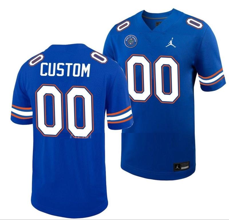 Men's Nike Custom Florida Gators Jersey Name and Number NCAA College Football Ring Of Honor Royal