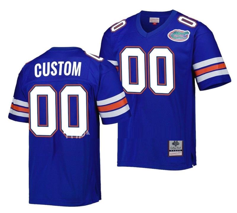 Men's Nike Custom Florida Gators Jersey Name and Number NCAA College Football Legacy Royal