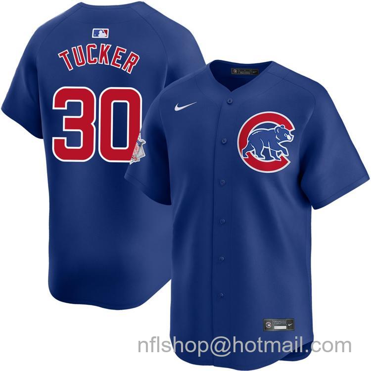 Youth Chicago Cubs #30 Kyle Tucker Royal Alternate Nike Limited Stitched MLB Jersey