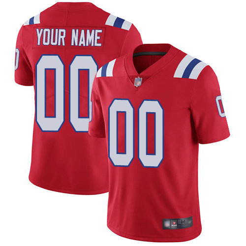 Toddlers New England Patriots ACTIVE PLAYER Custom Red Vapor Untouchable Limited Stitched Jersey