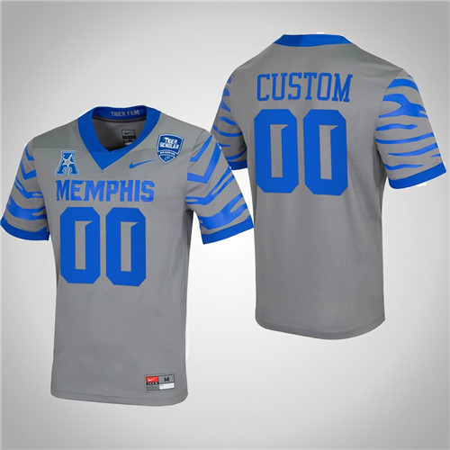 Custom Nike Men's Memphis Tigers Home College Football Jersey Dark Gray