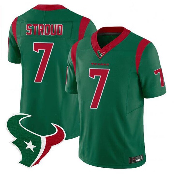 Men's Houston Texans Customized Green 2024 F.U.S.E. Mexico Edition Limited Name Number Stitched Jersey