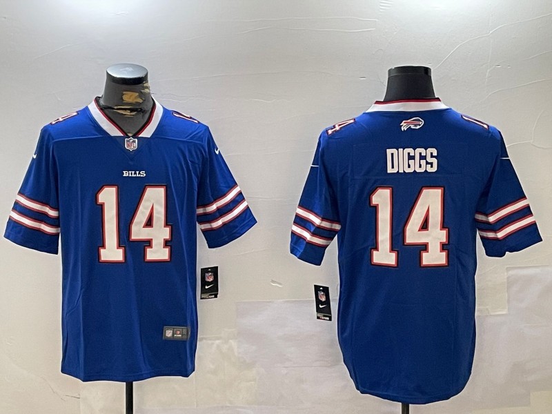 Men's Buffalo Bills #14 Stefon Diggs Blue Vapor Untouchable Stitched Limited Jersey