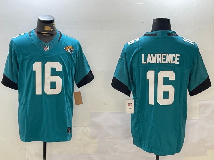 Men's Jacksonville Jaguars #16 Trevor Lawrence Teal Nike Vapor Untouchable Limited Stitched NFL Jersey