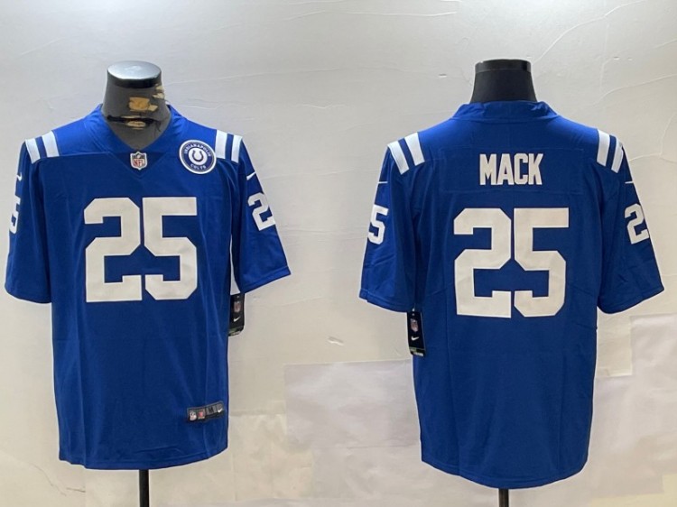 Men's Indianapolis Colts #25 Marlon Mack Blue Nike Vapor Untouchable Limited Stitched NFL Jerseys