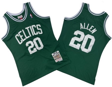 Men's Boston Celtics #20 Ray Allen Green 2007 Throwback Swingman Jersey