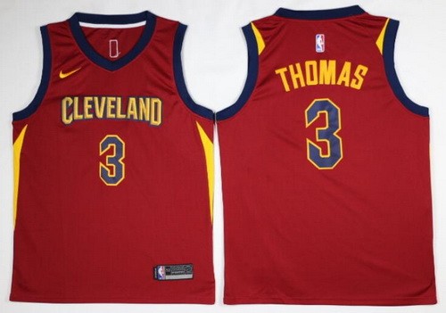 Men's Cleveland Cavaliers #3 Isaiah Thomas Red Icon Nike Swingman Jersey