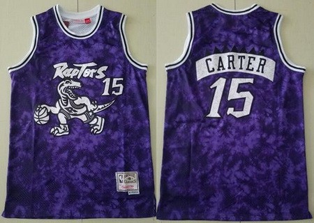 Men's Toronto Raptors #15 Vince Carter Purple Constellation Hollywood Classic Swingman Jersey