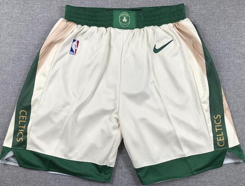 Men's Boston Celtics Cream 2023 City Swingman Shorts