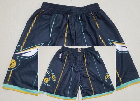 Men's Charlotte Hornets Black City Swingman Shorts