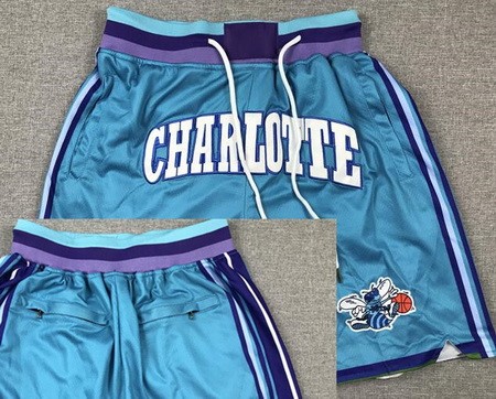 Men's Charlotte Hornets Green 2023 City Just Don Shorts