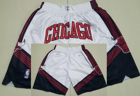 Men's Chicago Bulls White 2022 City Just Don Shorts