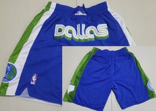 Men's Dallas Mavericks Blue 2022 Just Don Shorts