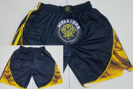 Men's Golden State Warriors Black City Just Don Shorts