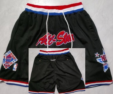 Men's NBA Black 1991 All Star Just Don Shorts